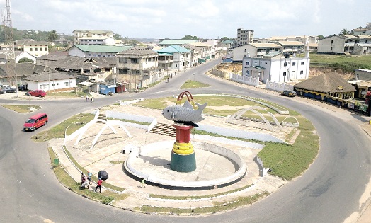Sekondi's Fish Roundabout
